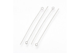 Jehla s očkem 30mm z nerez oceli 100ks