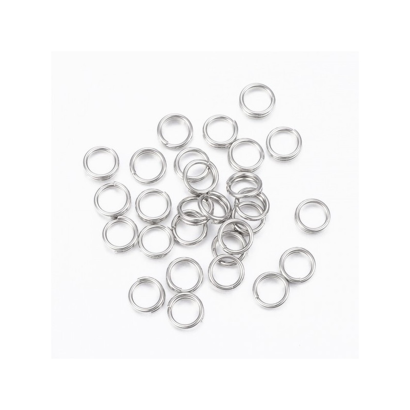 Kroužek 6mm z nerez oceli 500 ks