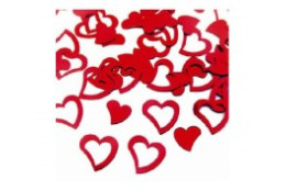 Flitry červené srdíčko mix 80 g