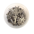 MIX přívěsků a korálků stříbrný 150g