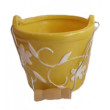 Kbelíček  - bílo-žlutý