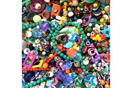 1 kg Všehomix korálků a komponentů