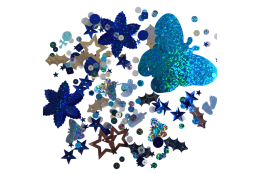 MIX flitrů modro-stříbrný 130g