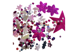 MIX flitrů růžovo-fialový 130g