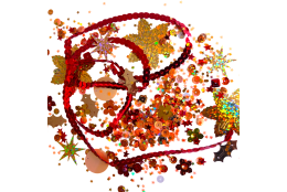 MIX flitrů červeno-oranžový 130g