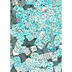 Flitry čtverec stříbrné laser rovné 150 g