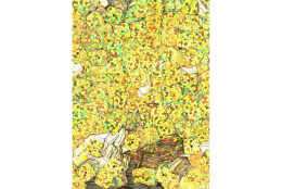 Flitry čtverec zlaté laser rovné 150 g