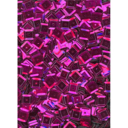 Flitry čtverec fuchsiové - miska 150 g