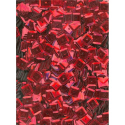 Flitry čtverec červené - miska 150 g