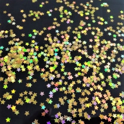 Flitrové hvězdičky zlatý mix 250g