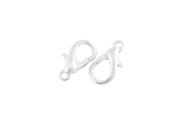 Karabinka 16 mm stříbrná 500 ks