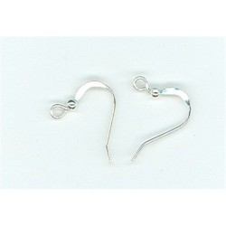 Háček náušnicový stříbrný 1000 ks