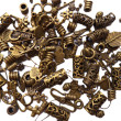 MIX korálků bronz velké balení 300 g
