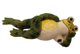 Žába ležící sada 4 ks 15 cm