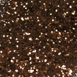 Výprodej Glitr 1kg hnědo-měděný jemný 0,2 mm A0406