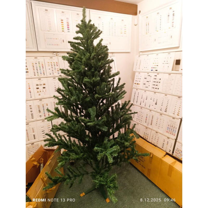 1 Vánoční umělý stromek smrk 195 cm - výprodej