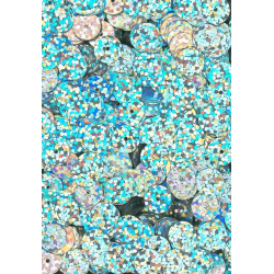 Flitry stříbrné laser rovné 8 mm