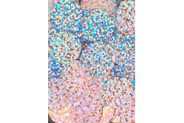 Flitry růžové laser rovné 20 mm