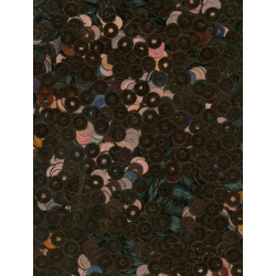 Flitry hnědé kafe rovné 4 mm