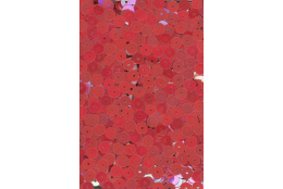 Flitry červené AB - iris rovné 5 mm