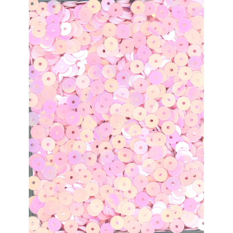 Flitry bílé AB - iris rovné 5 mm