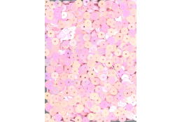 Flitry růžové AB - iris rovné 5 mm