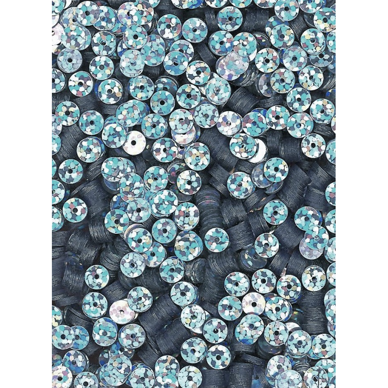 Flitry bílé AB - iris rovné 5 mm