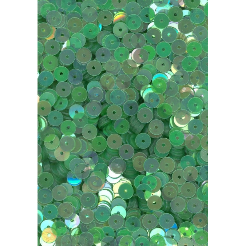 Flitry bílé AB - iris rovné 5 mm