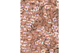 Flitry růžové AB - iris miska 6 mm