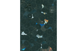 Flitry šedé hematit rovné 8 mm