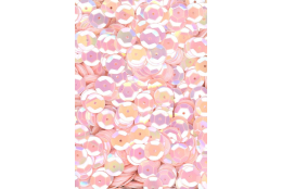 Flitry růžové AB - iris miska 8 mm