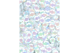 Flitry bílé AB - iris miska 8 mm