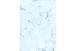 Flitry bílé rovné 10 mm