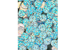 Flitry stříbrné laser rovné 10 mm