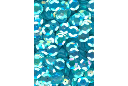 Flitry tyrkysové AB - iris miska 10 mm