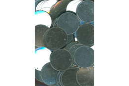 Flitry stříbrné rovné 20 mm