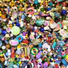 Všehomix korálků a komponentů 0,5kg nebo 1kg