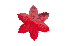 Flitry - vánoční hvězda červená laser 45mm