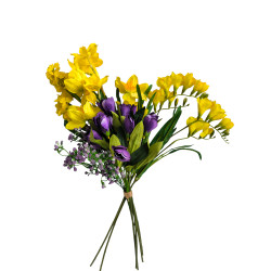 Kytice narcis, krokus, frézie, 60 cm