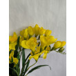 Kytice vázaná žluto-fialová 60 cm