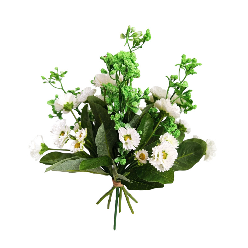 Kytice vázaná bellis 33 cm