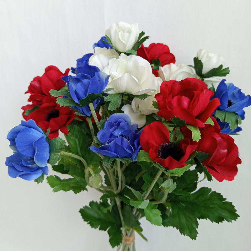 Kytice vázaná náruč anemonek I. 62 cm