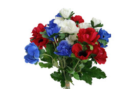 Kytice anemonka sasanka mix I., 9 ks