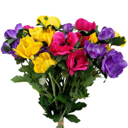 Kytice anemonka sasanka mix II., 9 ks