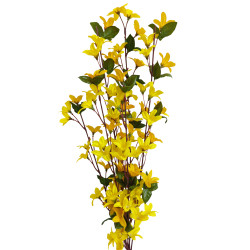 Větev forsythia, zlatý déšť, 3 ks, v. 73 cm