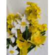 Kytice vázaná narcis 62 cm