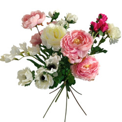 Kytice ranunculus a frézie 65 cm