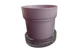 Obal 2 ks skleněný levandulový odstín 12 cm