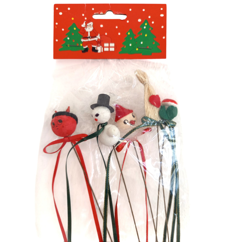 Vánoční zápich malé figurky 39 cm