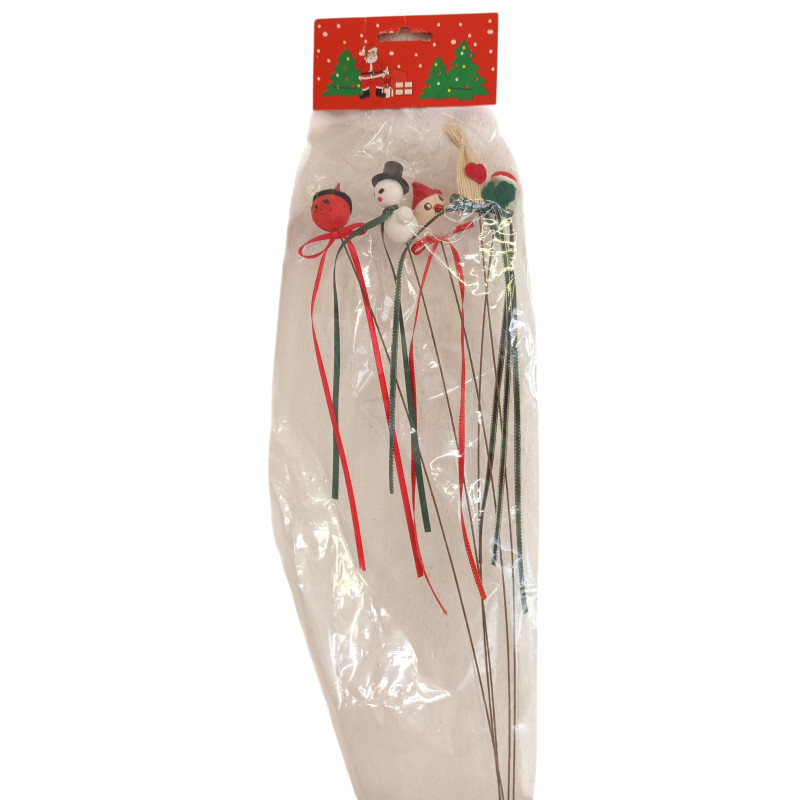 Vánoční zápich malé figurky 39 cm